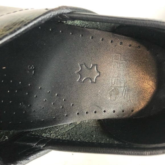 Dansko Nurses Clogs Black and Silver Scribbles Sz 37/7 - Picture 8 of 9